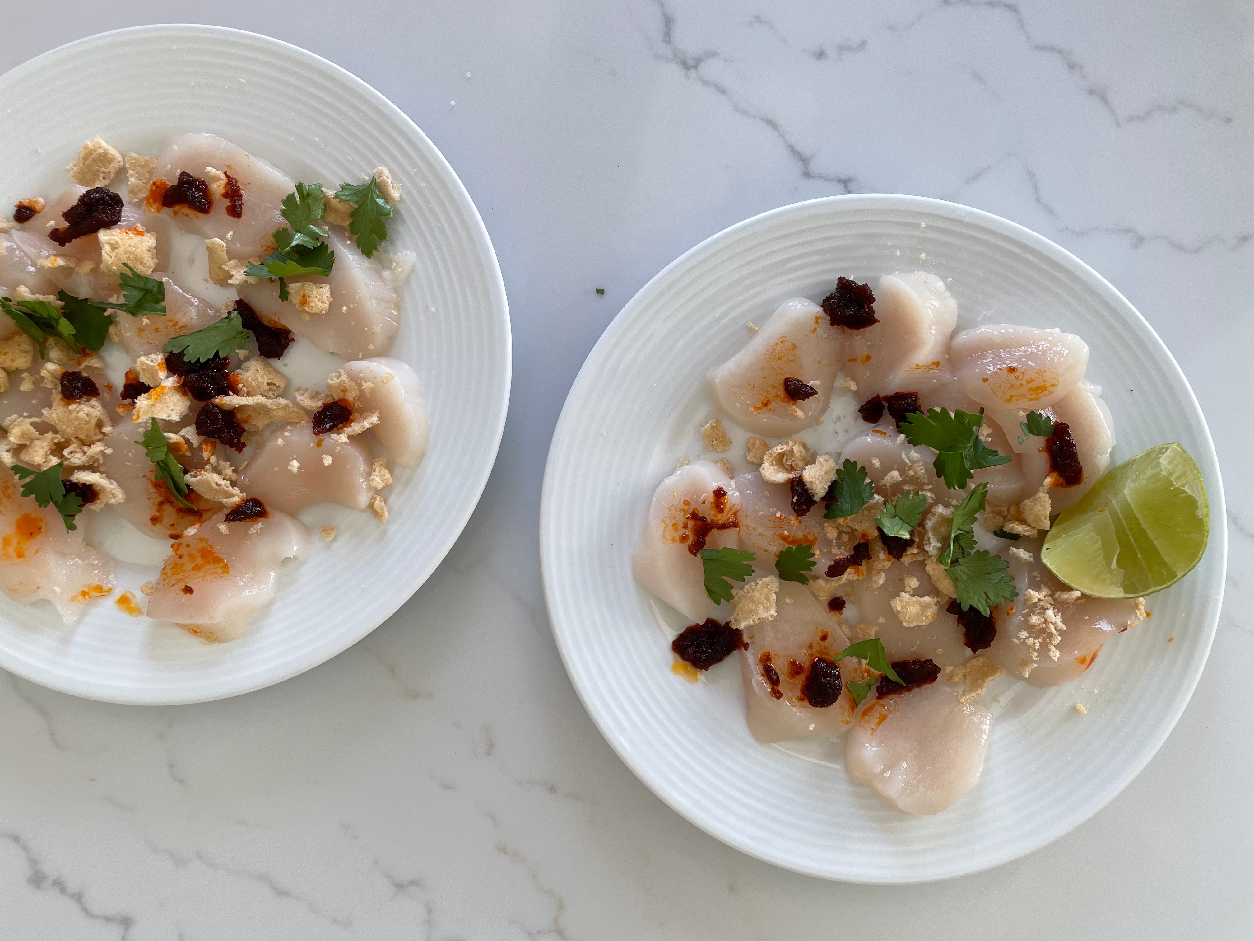 Thai-inspired Scallop Crudo – Downeast Dayboat