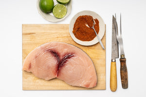 Fresh swordfish: ONE POUND