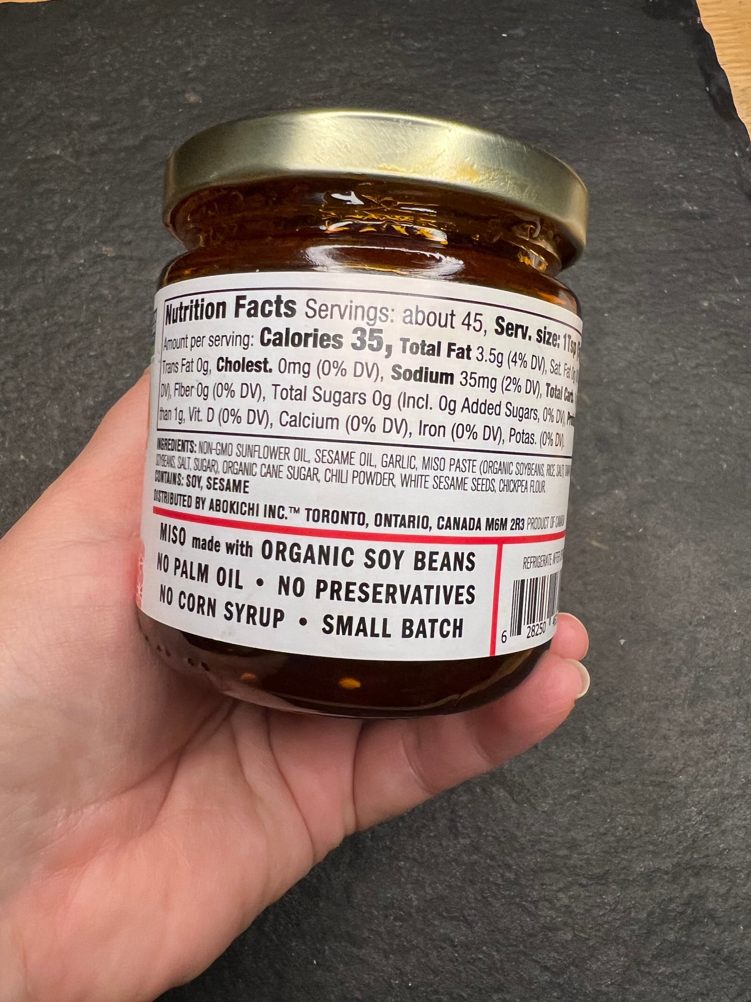 Abokichi Okazu Chili Miso Condiment