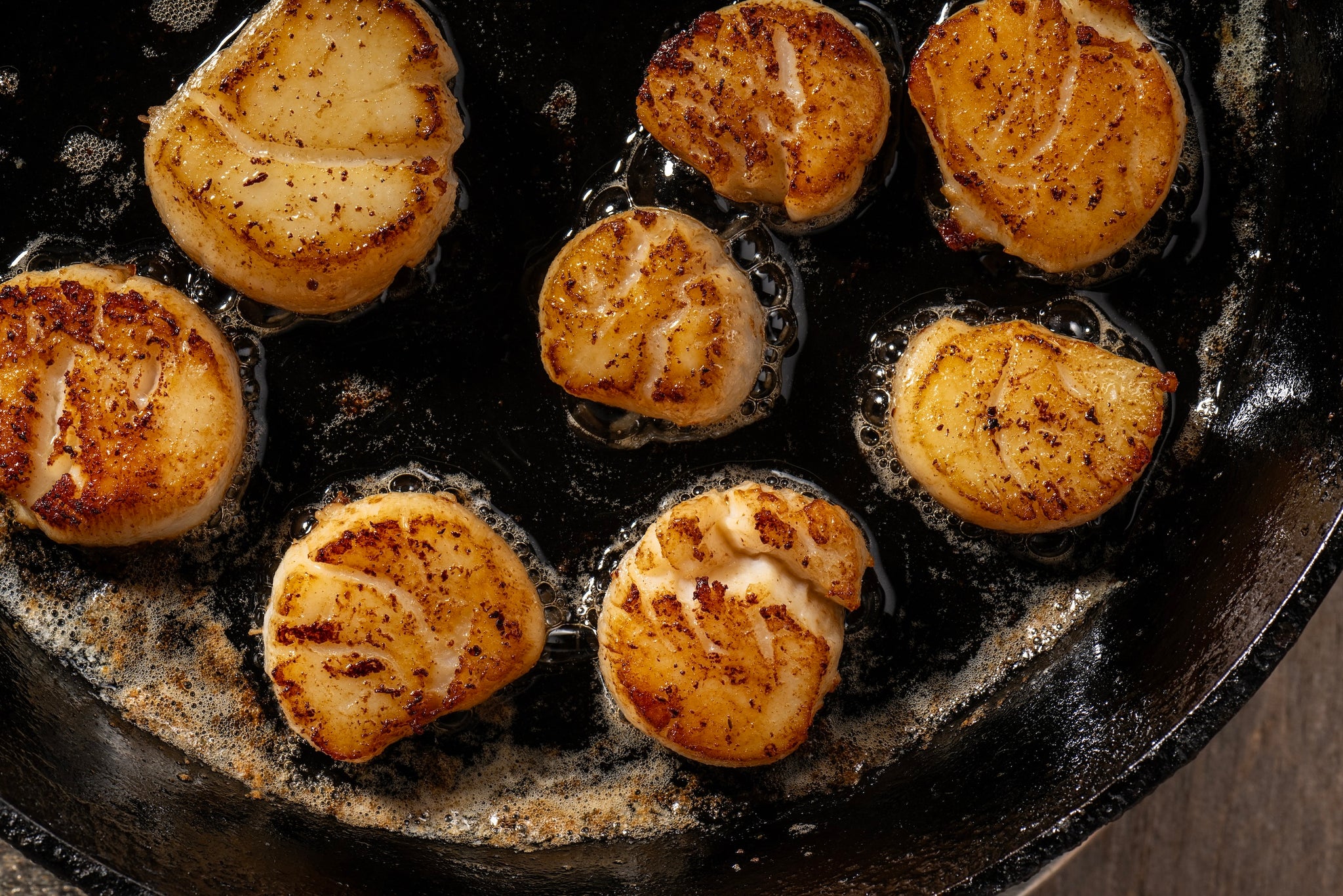 Fresh Maine Dayboat Scallops: One Pound Bag
