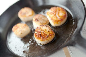 Perfectly Dry Maine Scallops